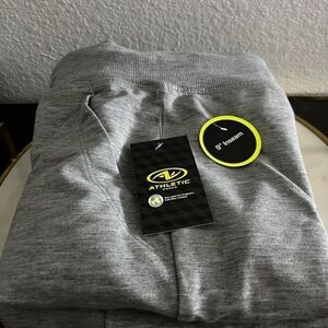 Lot - women’s shorts 2 pair gray drawstring waistband pockets XL New